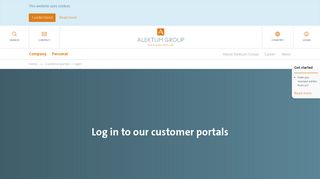 
                            8. Customer portals — log in | Alektum Group