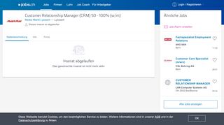 
                            13. Customer Relationship Manager (CRM) 50 - 100% (w/m ... - Jobs.ch