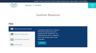 
                            5. Customer Resources - mBank