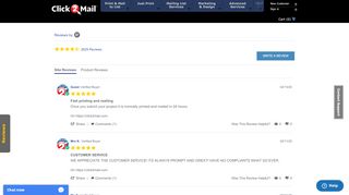 
                            11. Customer Reviews - Click2Mail