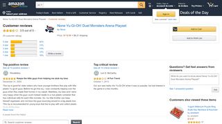 
                            11. Customer reviews: None Yu-Gi-Oh! Duel Monsters Arena Playset