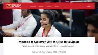 
                            1. Customer Service - Aditya Birla Capital