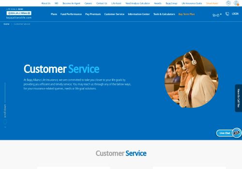 
                            9. Customer Service For Your Life Insurance Plans | Bajaj Allianz Life