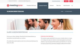 
                            8. Customer Service | MeetingZone