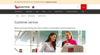 
                            5. Customer service | Qantas Careers