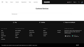 
                            4. Customer Services – Hanon