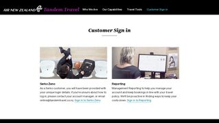 
                            12. Customer Sign in | Tandem Travel