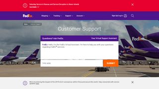 
                            13. Customer Support | FedEx Bahamas