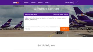 
                            13. Customer Support | FedEx India