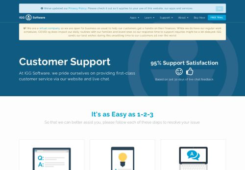 
                            13. Customer Support for Banktivity - IGG Software
