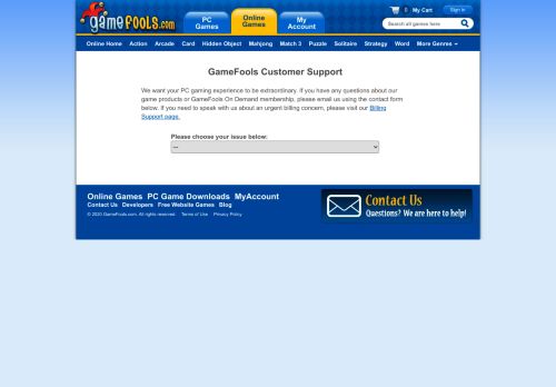 
                            5. Customer Support | GameFools