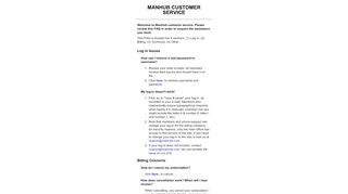 
                            11. Customer Support - ManHub