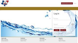 
                            3. Customer Web Portal: Log In