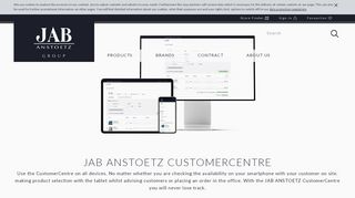 
                            6. CustomerCentre | JAB ANSTOETZ Group