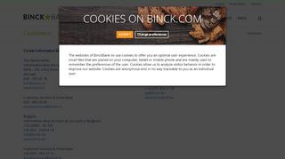 
                            7. Customers - BinckBank