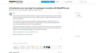 
                            4. Customers can now sign for packages remotely with MyUSPS.com ...