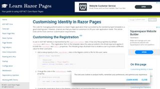 
                            13. Customising Identity In Razor Pages | Learn Razor Pages