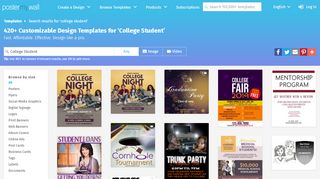 
                            6. Customizable Design Templates for College Student | PosterMyWall