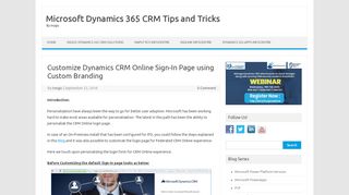 
                            6. Customize Dynamics CRM Online Sign-In Page using Custom ... - Inogic