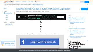 
                            6. customize Google Plus Sign in Button And Facebook Login Button ...