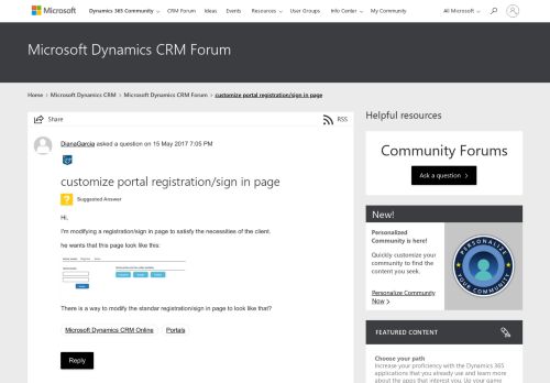 
                            6. customize portal registration/sign in page - Microsoft Dynamics CRM ...