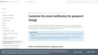 
                            9. Customize the email notification for password change - Sitefinity CMS ...