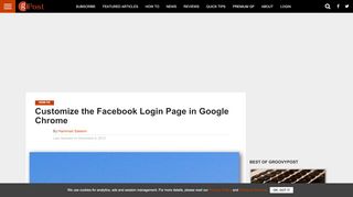 
                            10. Customize the Facebook Login Page in Google Chrome - ...
