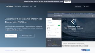 
                            9. Customize the Flatsome WordPress Theme with CSSHero