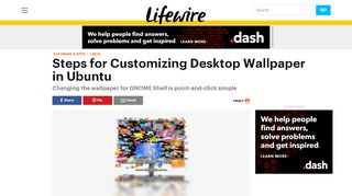 
                            9. Customize The Ubuntu Desktop Wallpaper in 5 Steps - Lifewire