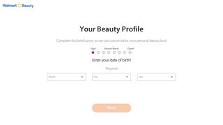 
                            5. Customize Your Beauty Profile | Walmart Beauty Box
