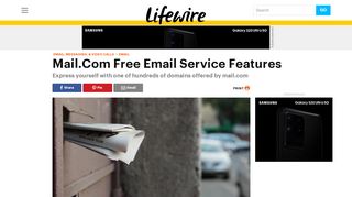 
                            7. Customize Your Email With a Free Mail.Com Account - Lifewire
