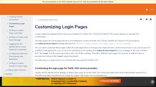 
                            4. Customizing Login Pages - Identity Server 5.0.0 - WSO2 Documentation