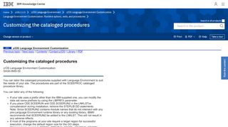 
                            10. Customizing the cataloged procedures - IBM