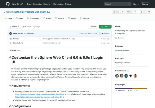 
                            7. Customizing the vSphere Web Client 6.0 Login UI - GitHub