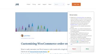 
                            10. Customizing WooCommerce order emails - Jilt