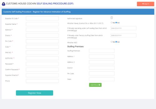 
                            2. Customs House Cochin Self Sealing Procedure (SSP)