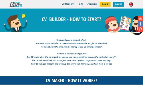 
                            11. CV Builder - How it works? | CV Maker | CraftCv