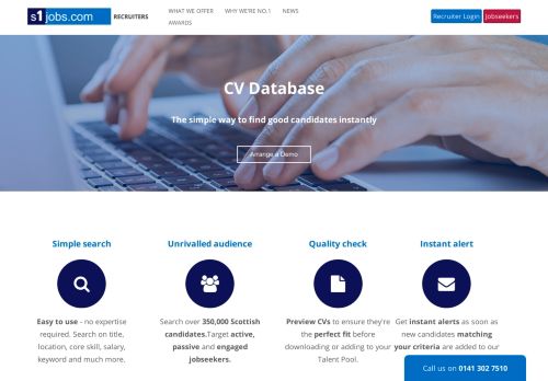 
                            9. CV Database | S1Jobs Recruiters