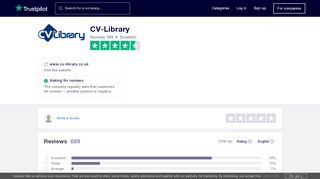 
                            7. CV-Library Reviews | Read Customer Service Reviews of www.cv ...