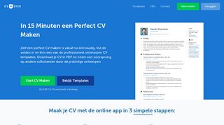 
                            6. CV Maken in 5 minuten (Gratis) voor hét Perfecte CV in 2018 ...