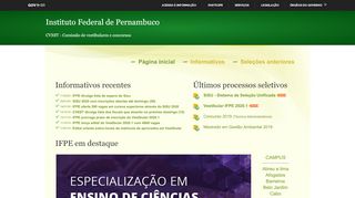 
                            3. Cvest - Instituto Federal de Pernambuco