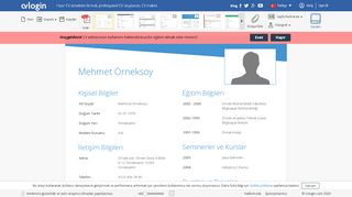 
                            1. Cvlogin: Hazır CV örnekleri ile hızlı, profesyonel CV oluşturun, CV indirin