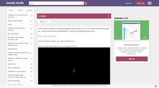
                            5. cvlogin - uludağ sözlük