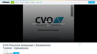 
                            11. CVO Provincie Antwerpen | Smartschool Tutorial - Uploadzone on ...