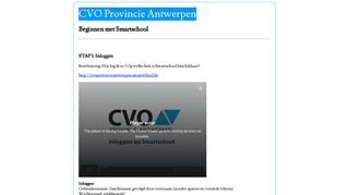 
                            4. CVO Provincie Antwerpen - Smartschool Tutorials