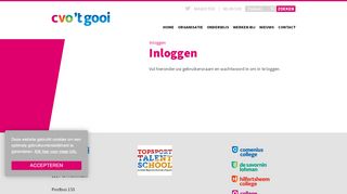 
                            9. CVO 't Gooi > Inloggen