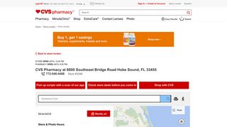 
                            11. CVS pharmacy 8800 Southeast Bridge Road, Hobe Sound, FL 33455