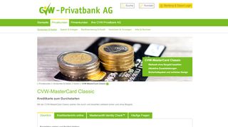 
                            9. CVW-MasterCard Classic - CVW-Privatbank AG