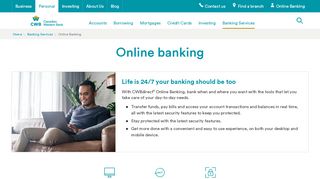
                            3. CWBdirect Online Banking for Business - Canadian Western Bank