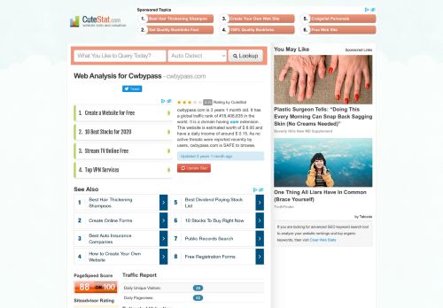 
                            13. Cwbypass Web Analysis - Cwbypass.com